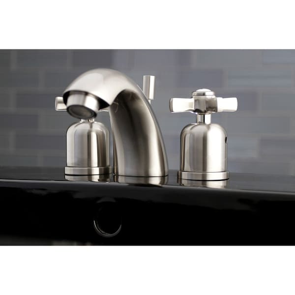 KB8958ZX Mini-Widespread Bathroom Faucet, Brushed Nickel